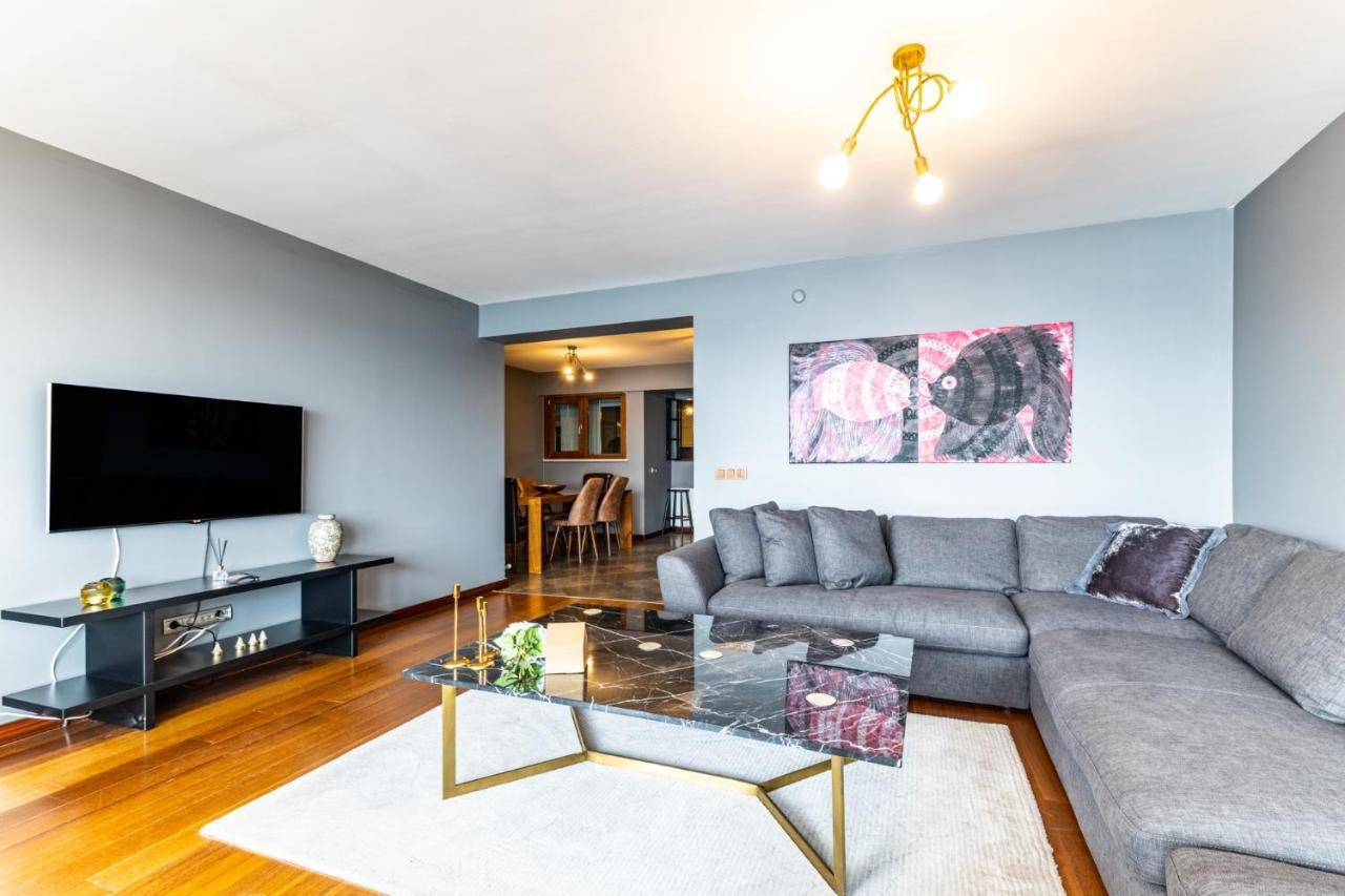 Апартаменты Duplex Flat W Panoramic Bosphorus View And Terrace Стамбул Экстерьер фото