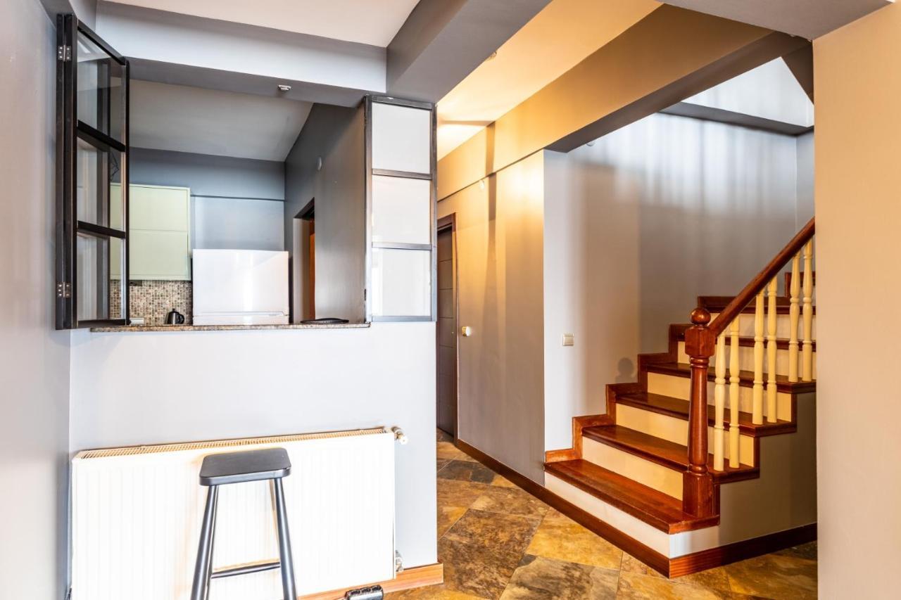 Апартаменты Duplex Flat W Panoramic Bosphorus View And Terrace Стамбул Экстерьер фото