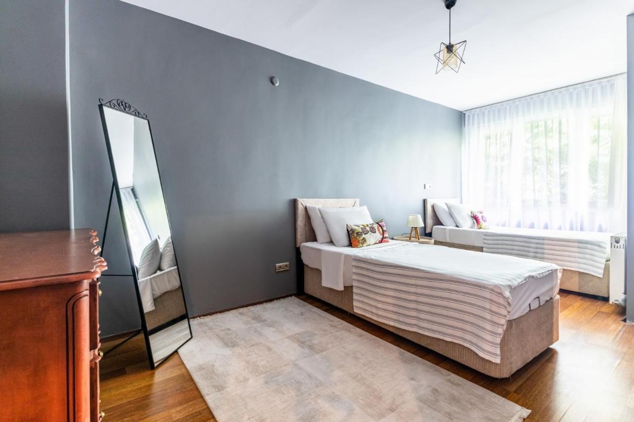 Апартаменты Duplex Flat W Panoramic Bosphorus View And Terrace Стамбул Экстерьер фото