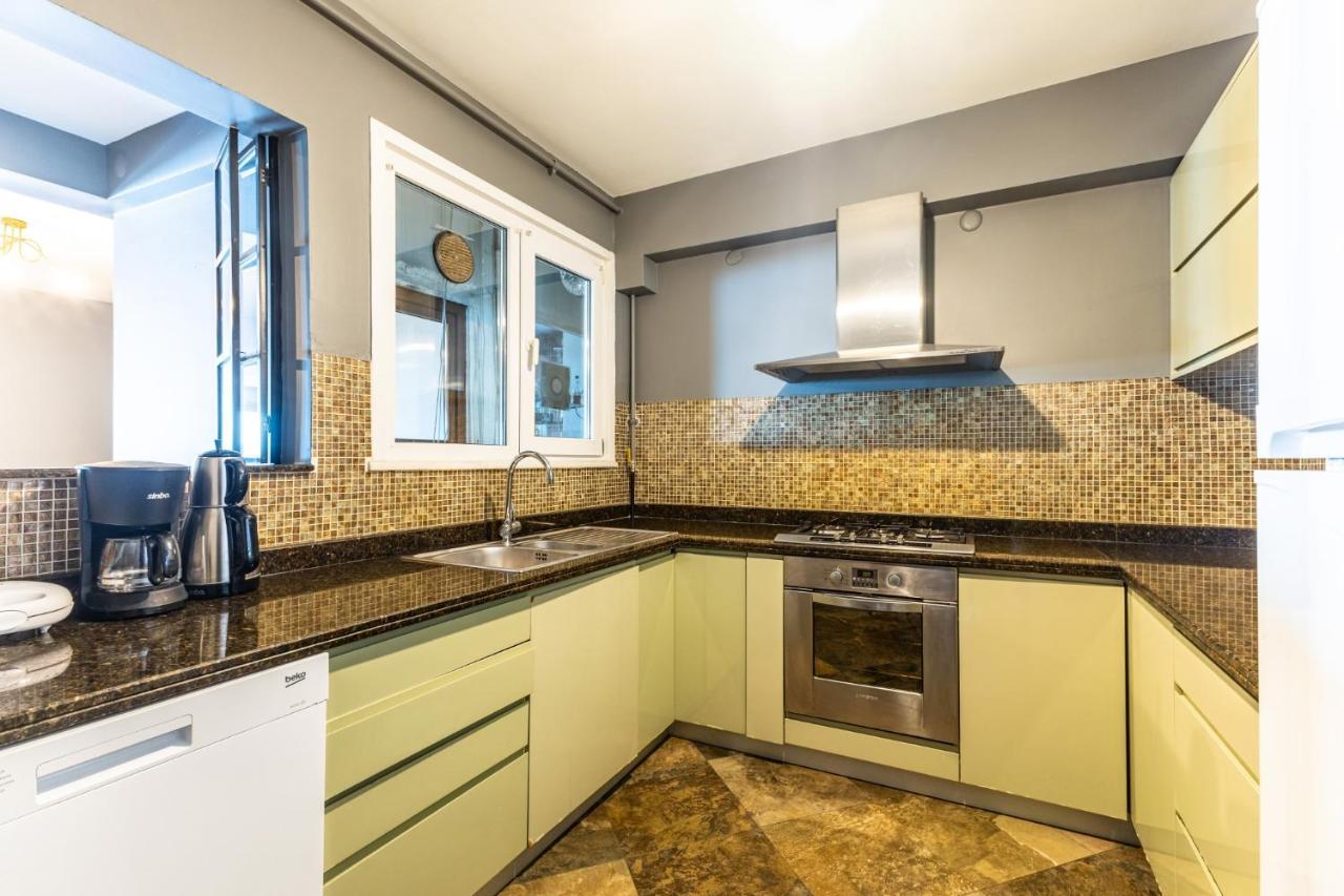 Апартаменты Duplex Flat W Panoramic Bosphorus View And Terrace Стамбул Экстерьер фото